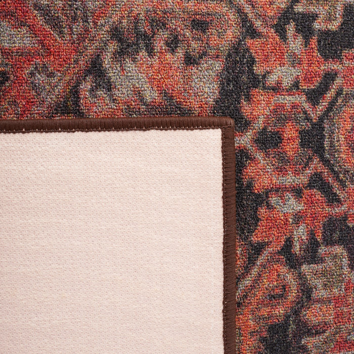 Mistana™ Adalia Performance Red Machine Washable Rug & Reviews Wayfair